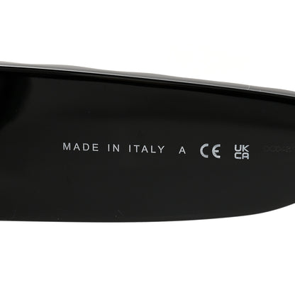 Chanel Acetate Quilted CC Rectangle Sunglasses 5483-A Black 5 of 8
