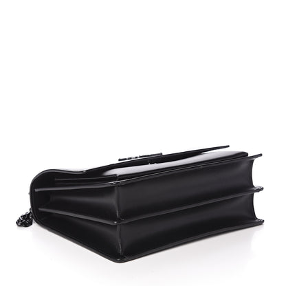 Saint Laurent Calfskin Large Monogram Sunset Black 3 of 9
