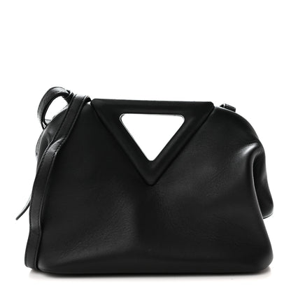 Bottega Veneta Calfskin Small The Point Triangle Bag Black 1 of 9