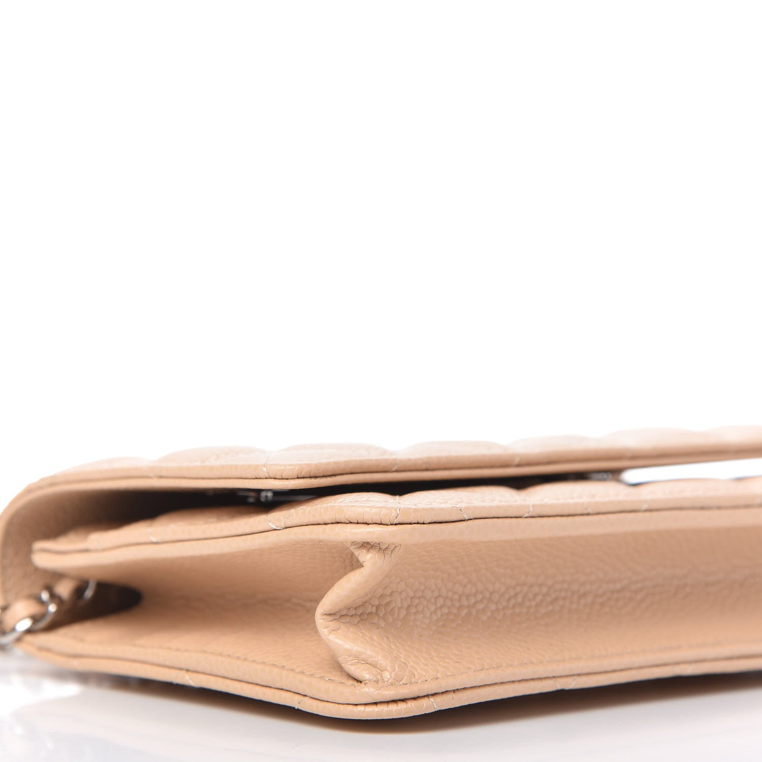 Chanel Caviar Quilted Wallet On Chain WOC Beige Clair 6 of 12