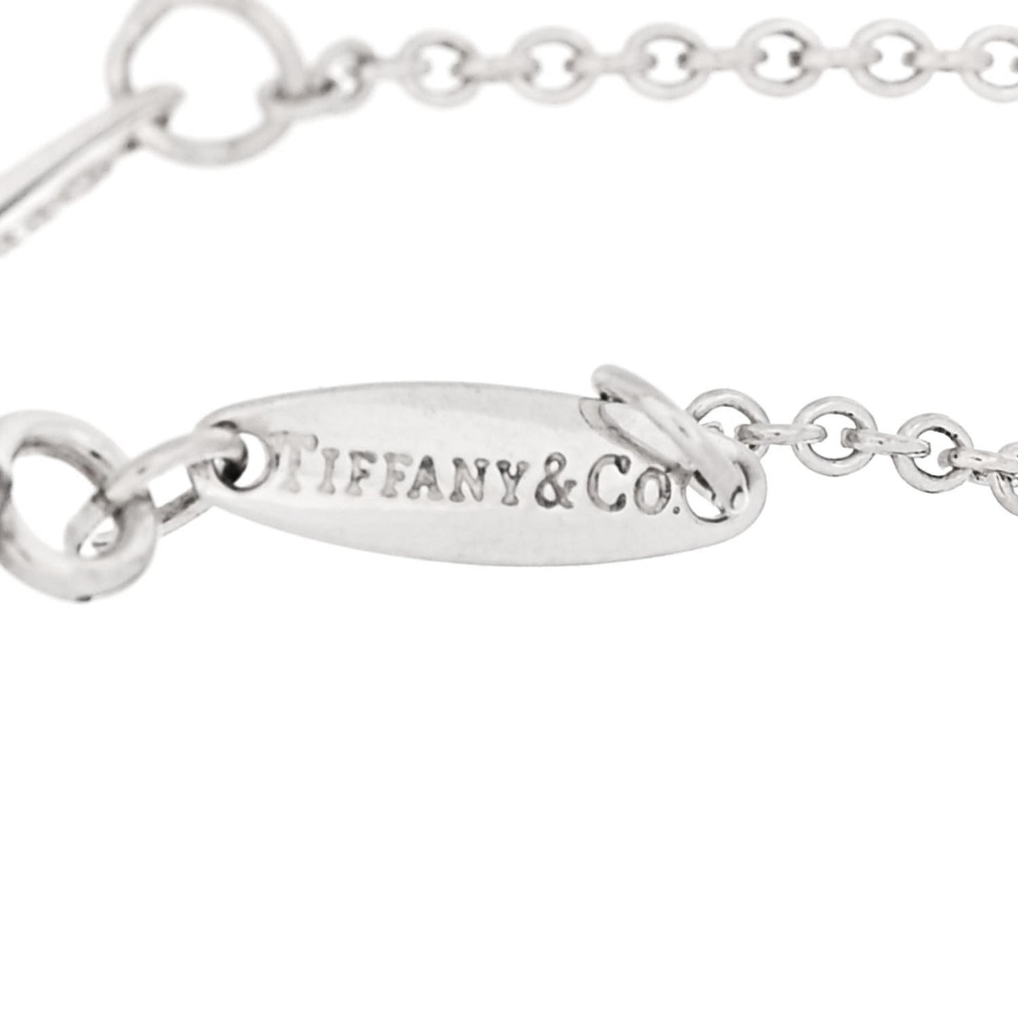 Sterling Silver Pink Sapphire Elsa Peretti Color By The Yard Bracelet