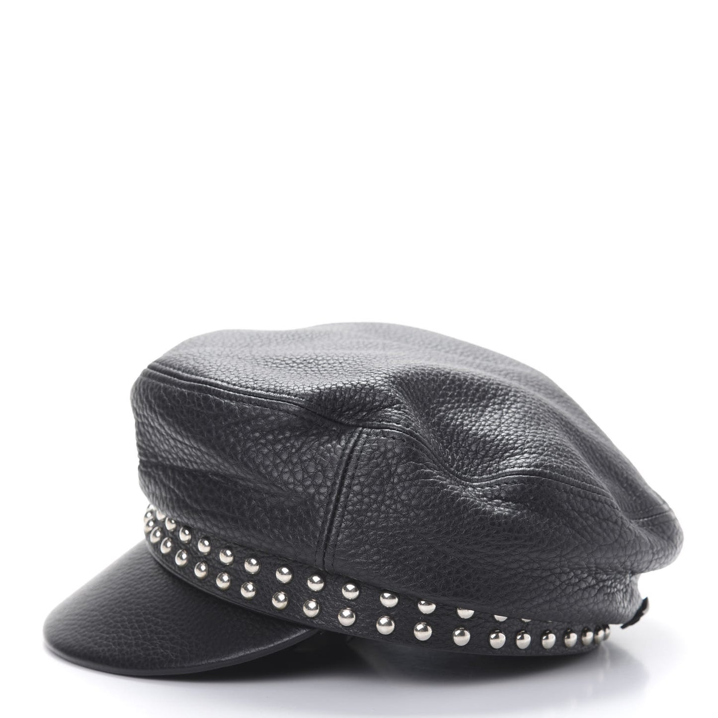 Calfskin Studded Cellarius Hat XS Black