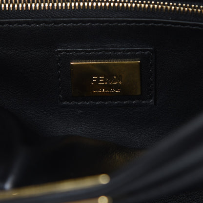 Fendi Nappa Mini Peekaboo Iconic Satchel Black 7 of 8