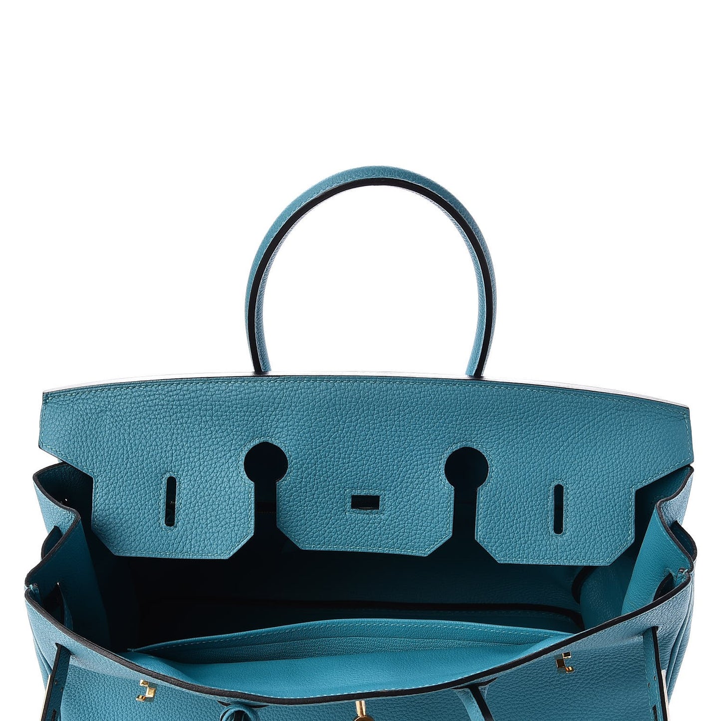 Togo Birkin 35 Turquoise