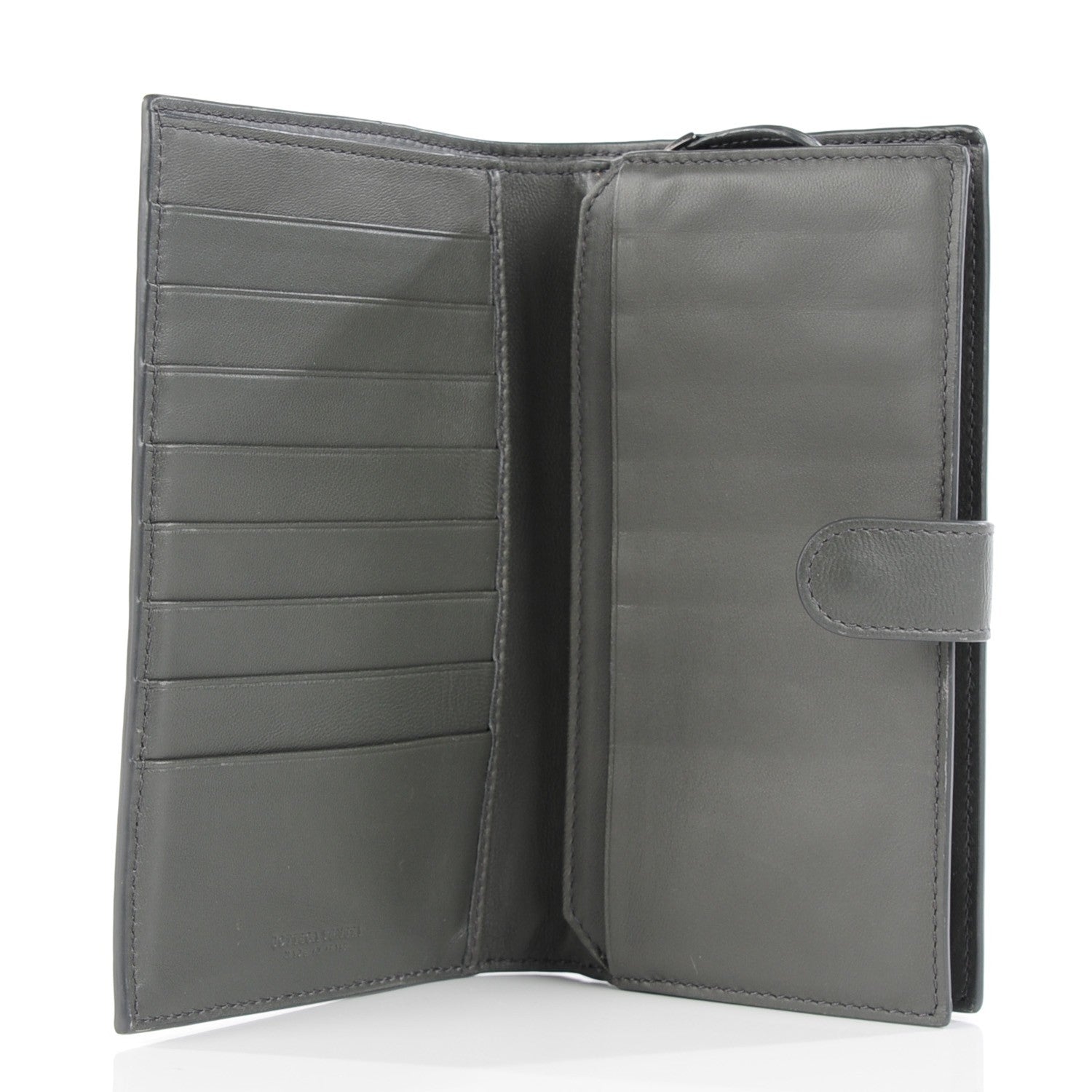 Bottega Veneta Nappa Intrecciato Continental Wallet Grey 5 of 8