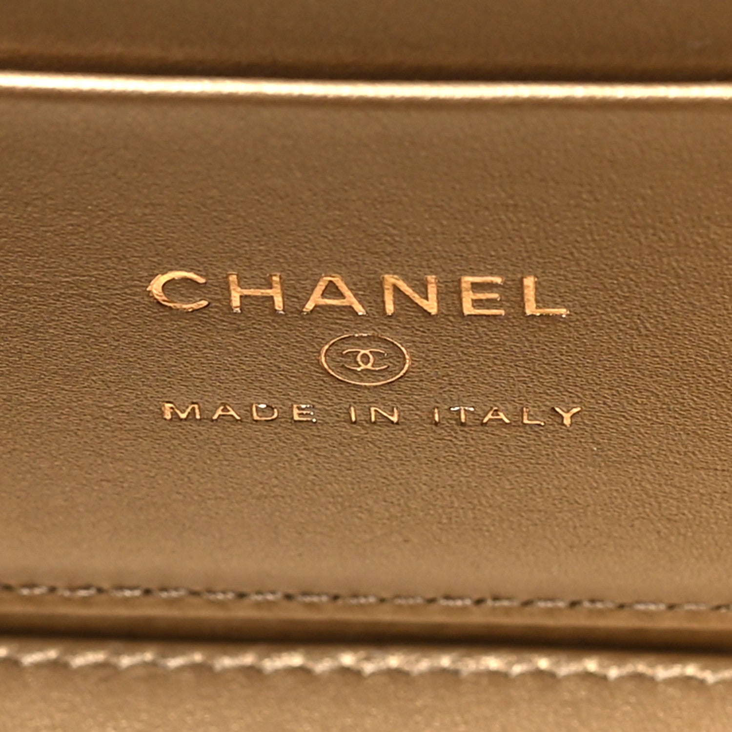 Chanel Lambskin Quilted Small Pearl Crush Vanity Case With Chain Black 6 of 9