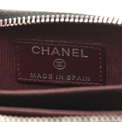 Chanel Caviar Quilted Zip Coin Purse Black 6 of 8