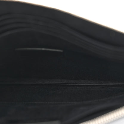 Saint Laurent Calfskin Monogram iPad Case Black 5 of 8