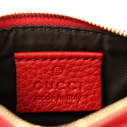Gucci Pebbled Calfskin Soho Key Case Red Red 6 of 9