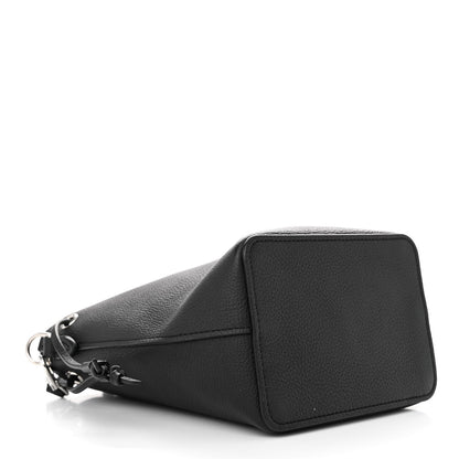 Louis Vuitton Calfskin Nano Lockme Bucket Black 4 of 9