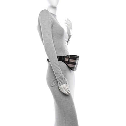 Burberry E-canvas Check Mini Cason Bum Bag Dark Birch Brown 2 of 9