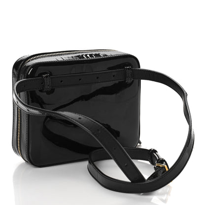 Saint Laurent Patent Matelasse Vicky Monogram Belt Bag Black 3 of 9