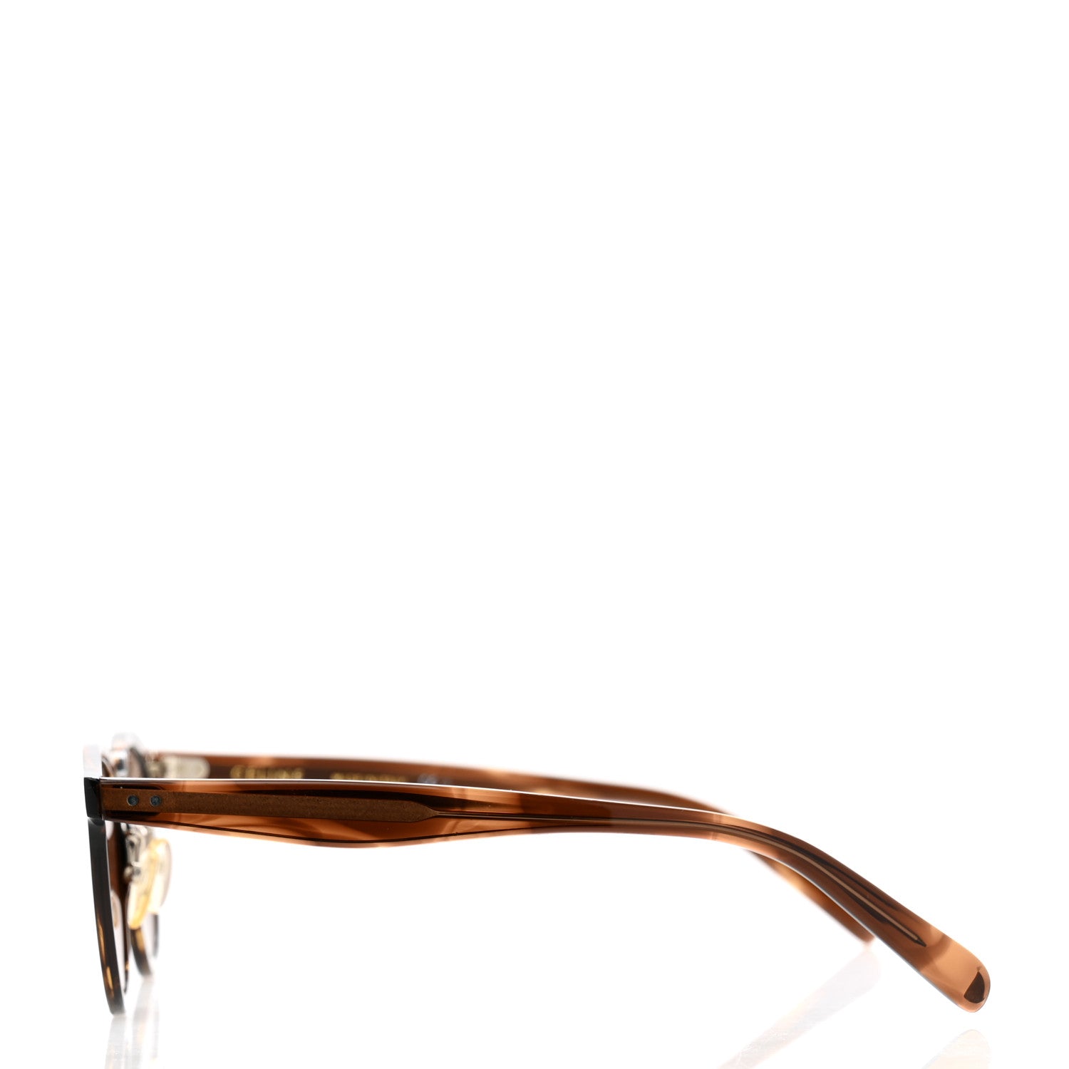 Celine Acetate 42 Sunglasses CL 41460 Dark Havana 3 of 7