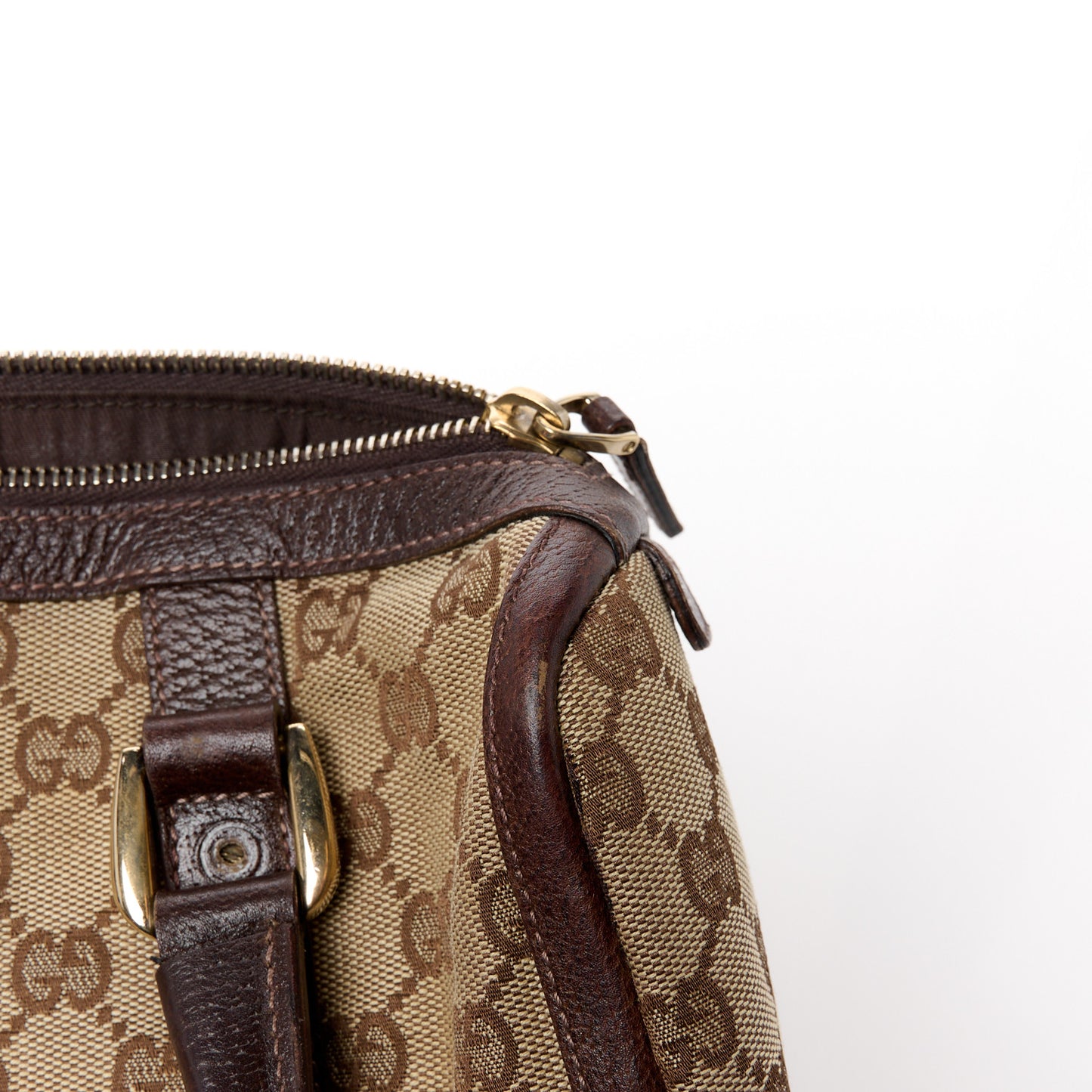 Monogram Small Abbey Boston Dark Brown