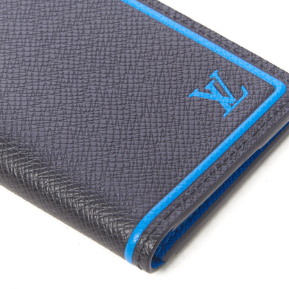 Louis Vuitton Taiga Pocket Organizer Black Blue 4 of 7