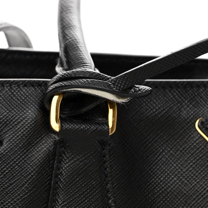 Prada Saffiano Lux Medium Tote Black 12 of 13