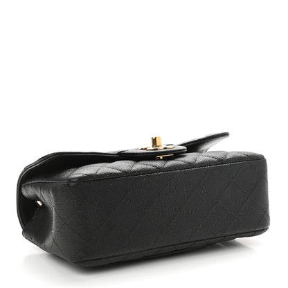 Chanel Caviar Quilted Mini Rectangular Flap Black 4 of 13