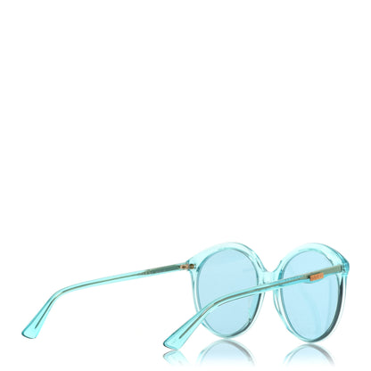 Gucci Acetate Sunglasses GG0257S Blue 4 of 8
