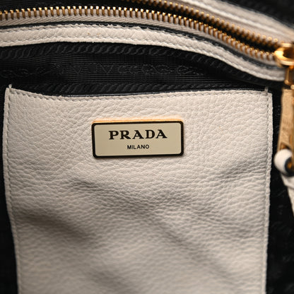 Prada Vitello Daino Cinch Backpack Talco 6 of 10