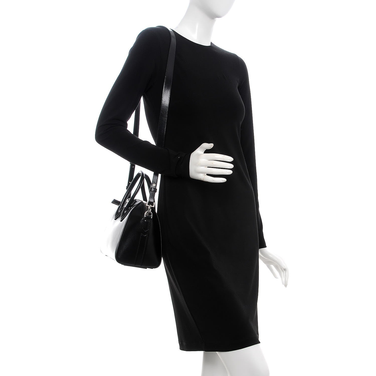 Givenchy Shiny Lord Calfskin Mini Antigona Black 2 of 8