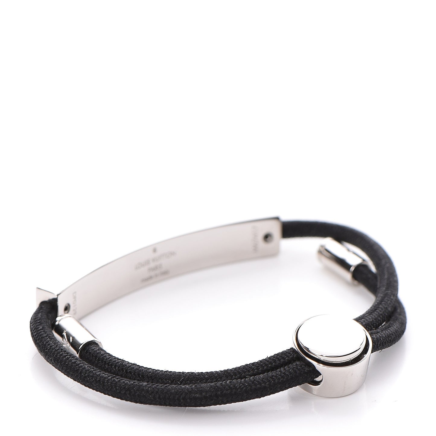 Nylon LV Space Bracelet Black