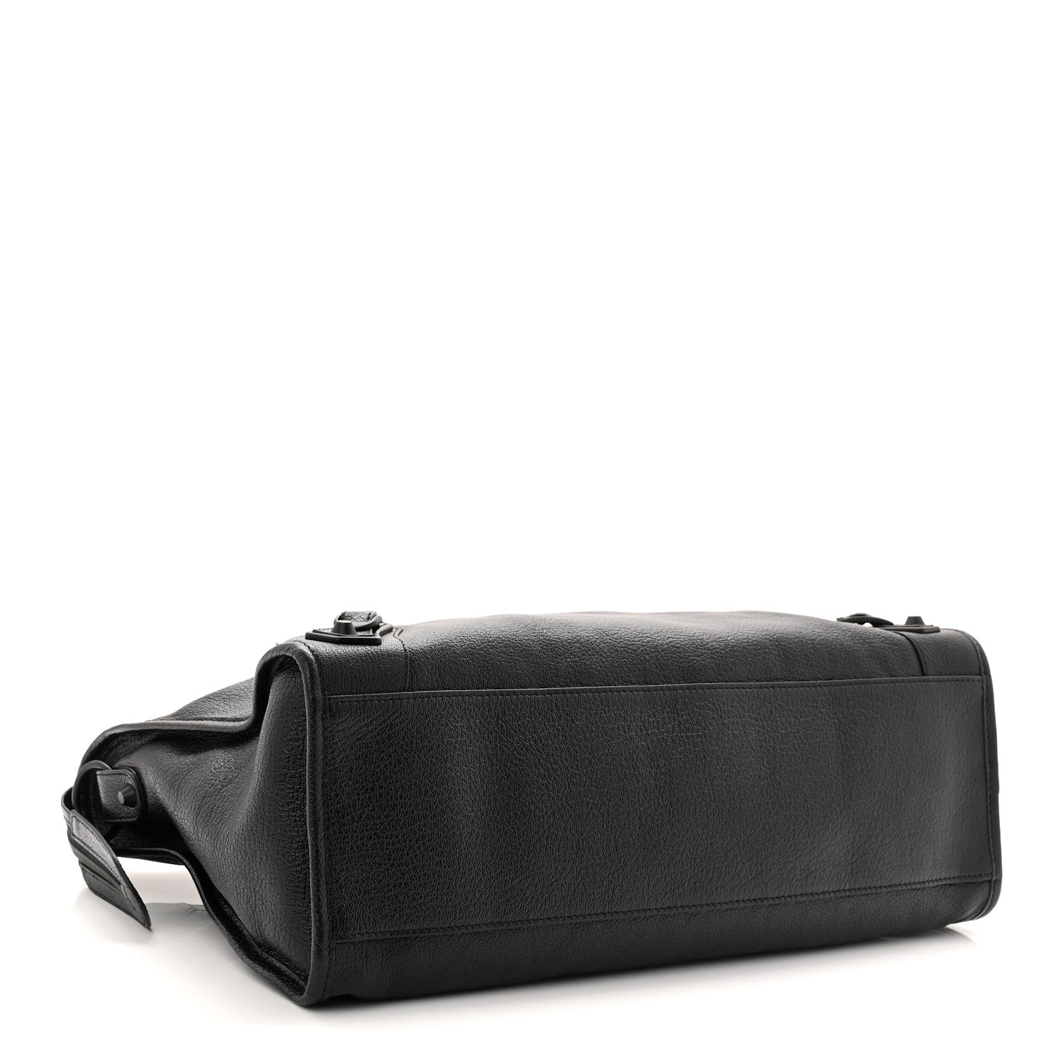 Balenciaga Shiny Grained Goatskin Black Metallic Edge City Black 5 of 11
