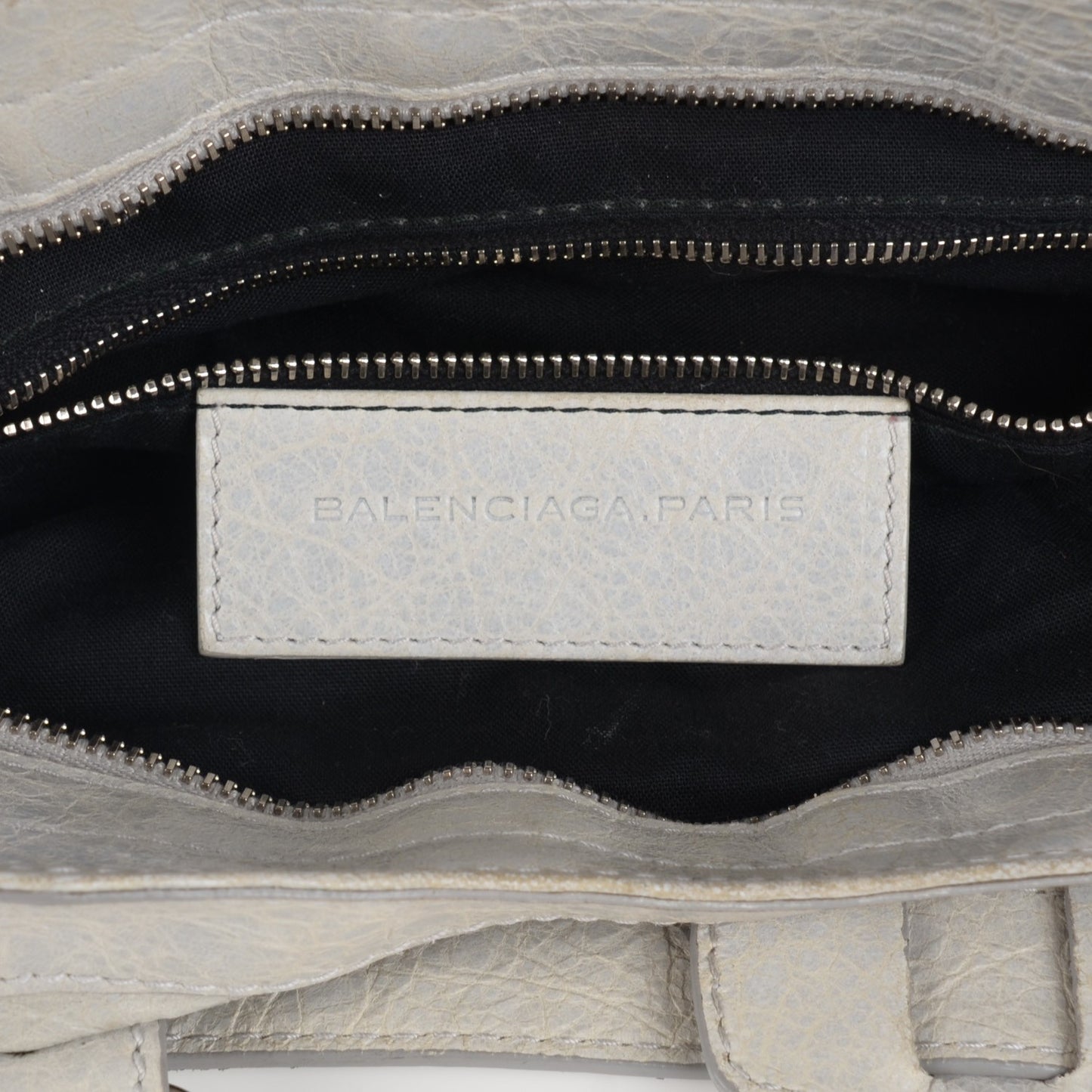 Agneau Giant 12 Silver Hardware Part Time Gris Ciment
