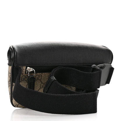 Gucci GG Supreme Monogram Belt Bag Black 3 of 12