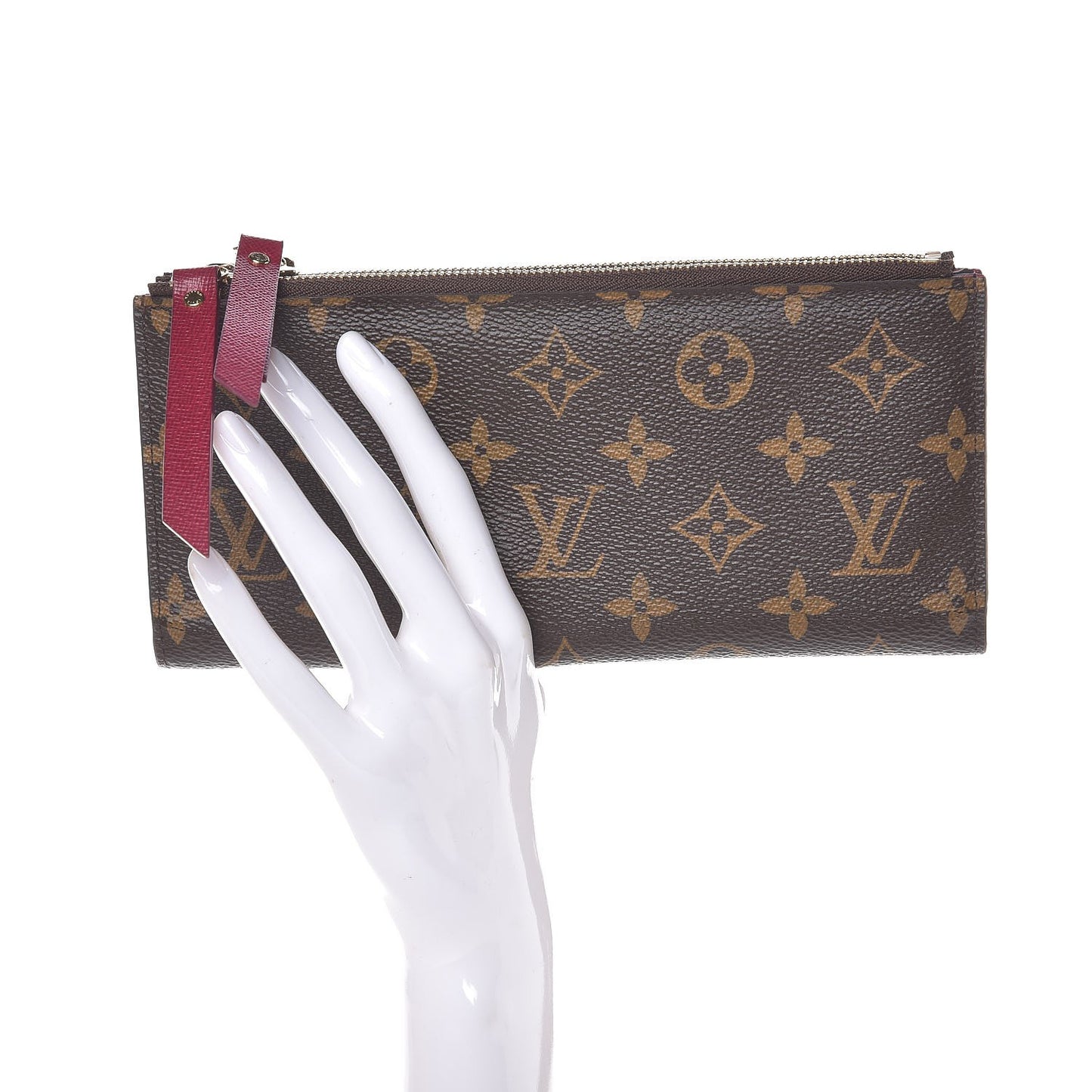 Monogram Adele Wallet Fuchsia
