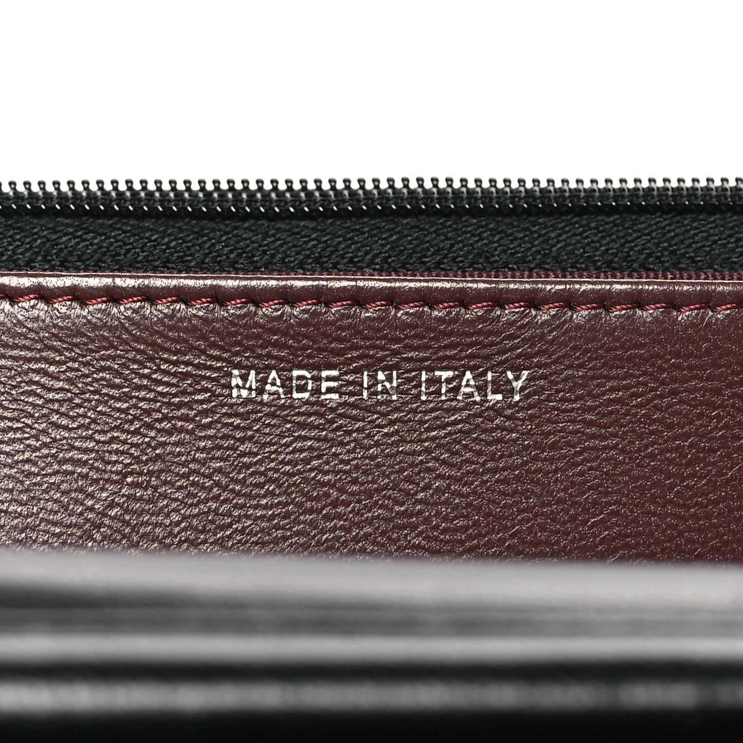 Lambskin Quilted Wallet On Chain WOC Black