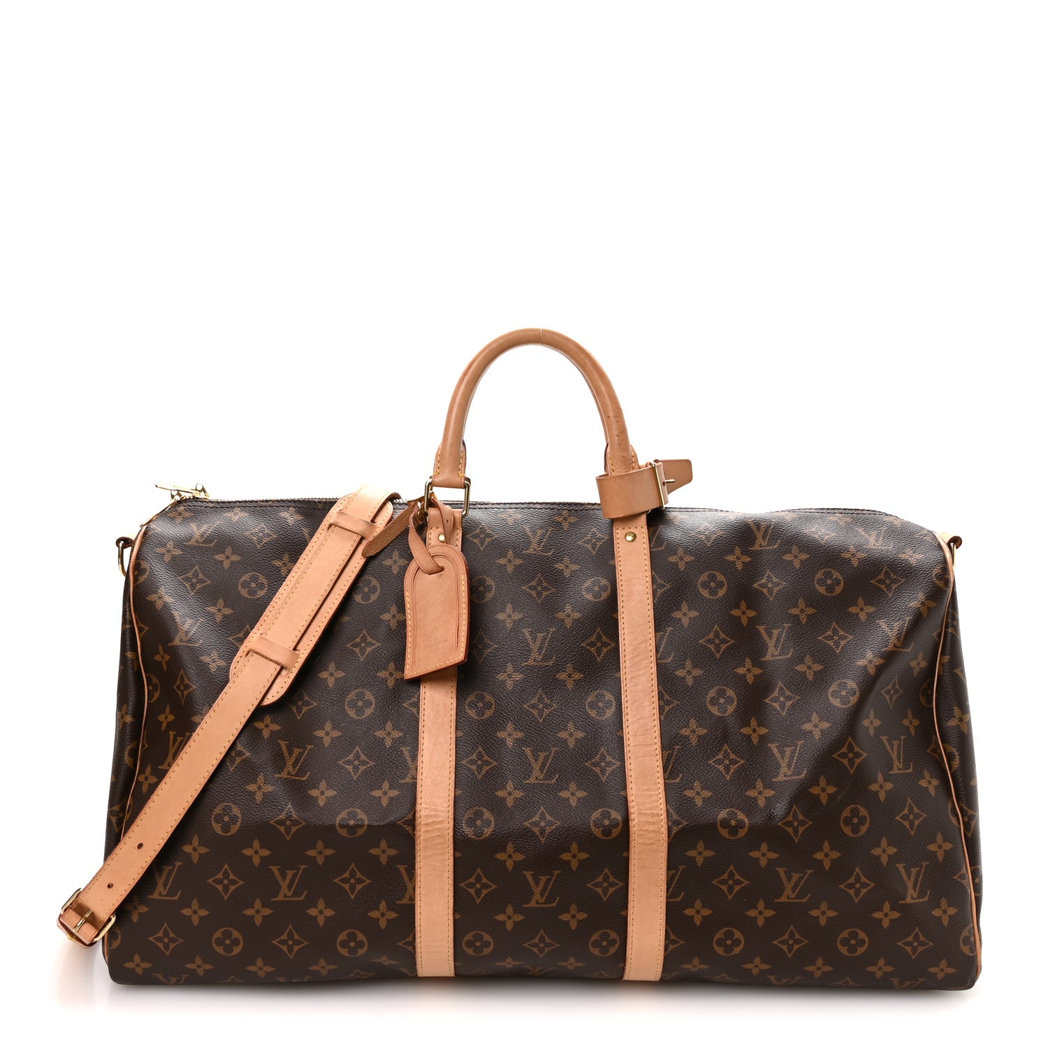 LOUIS VUITTON Keepall Bandoulière 55 Louis Vuitton Monogram Keepall Bandouliere 55 1894632 – FASHIONPHILE
