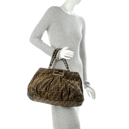 Fendi Zucca Mia Tote Tobacco 2 of 8
