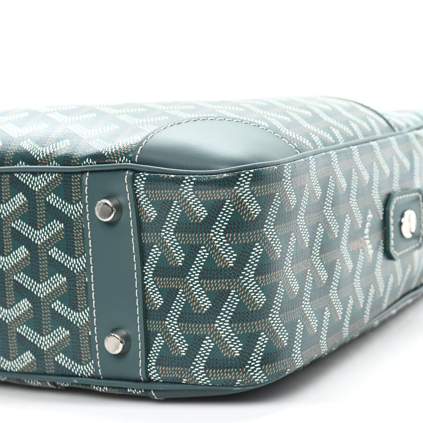Goyardine Ambassade MM Briefcase Green
