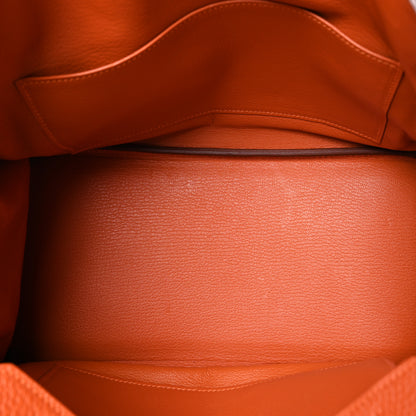 Hermes Togo BIRKIN 30 Orange 5 of 11