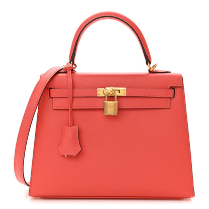 Hermes Epsom Kelly Sellier 25 Rose Jaipur 1 of 16