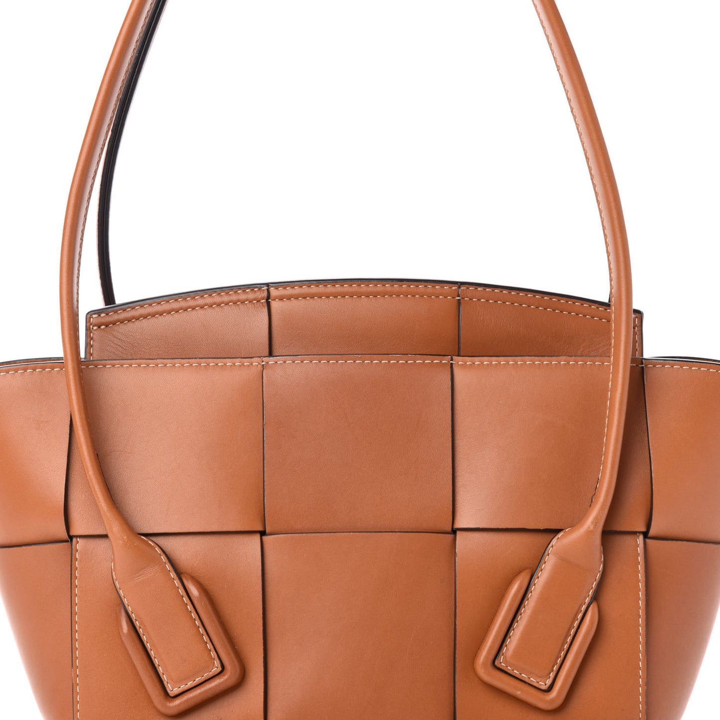 French Calfskin Maxi Intrecciato Arco 33 Wood