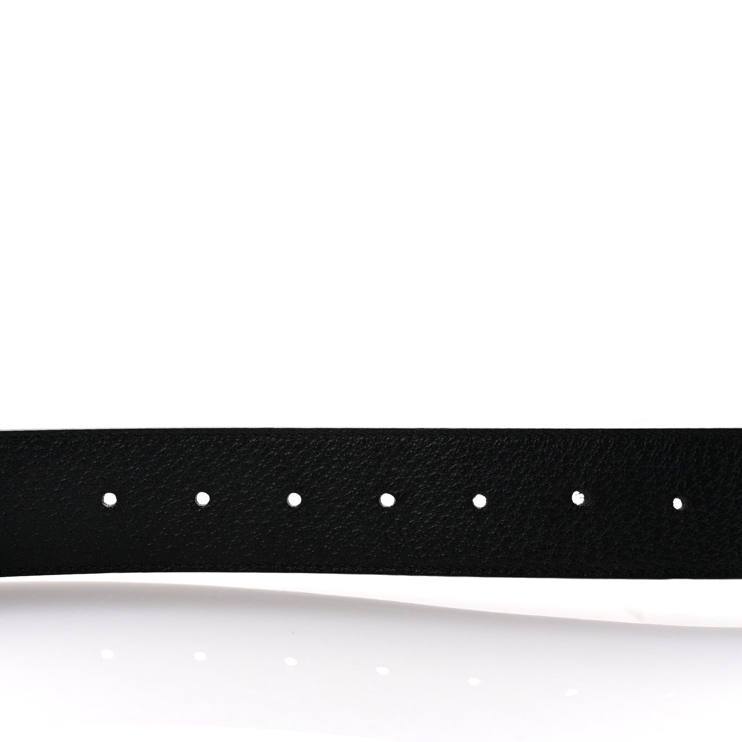 Gucci Textured Calfskin Double G 40mm Belt 80 32 Black 3 of 5