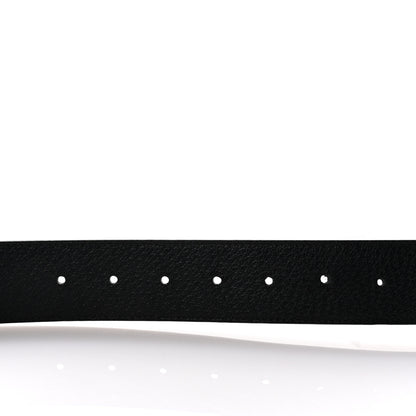 Gucci Textured Calfskin Double G 40mm Belt 80 32 Black 3 of 5