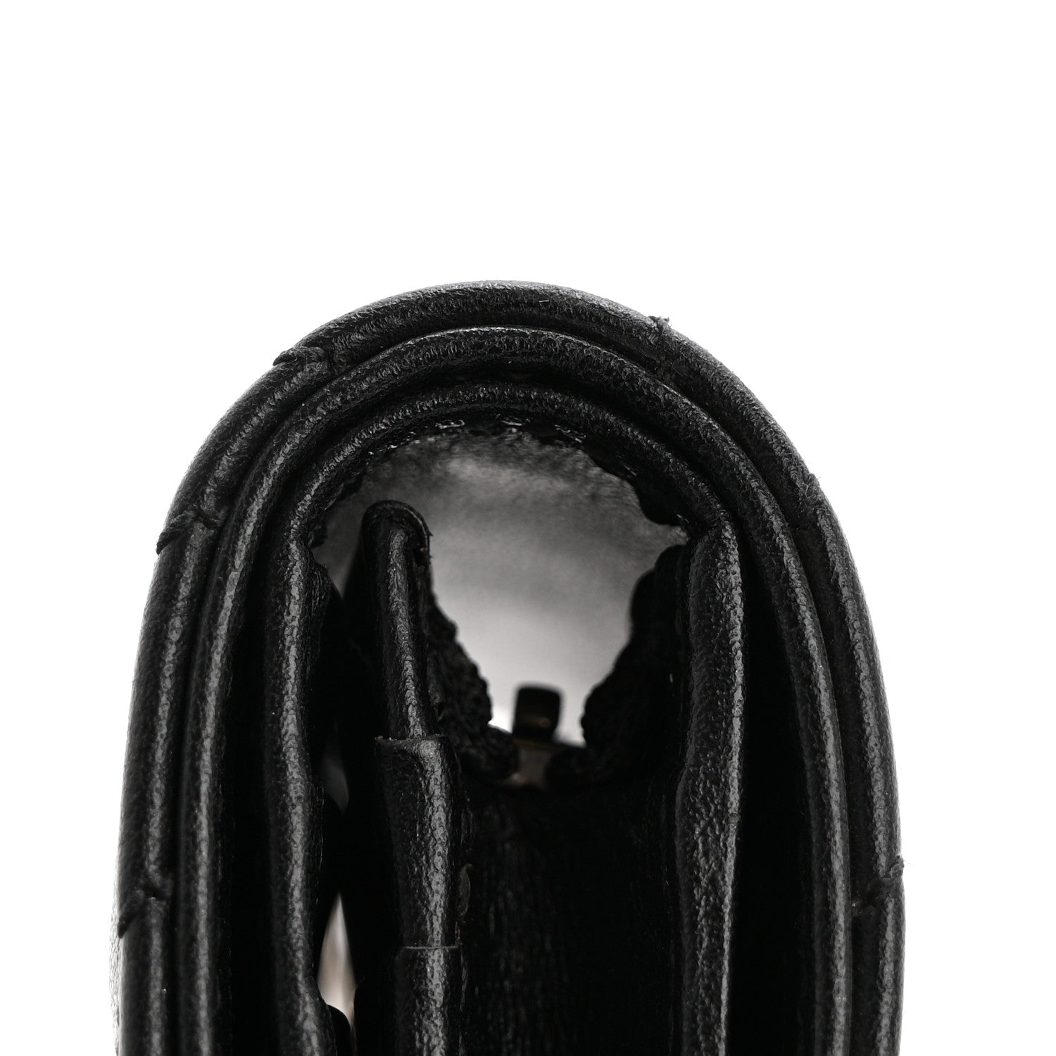Gucci Calfskin Matelasse GG Marmont Card Case Wallet Black 9 of 9