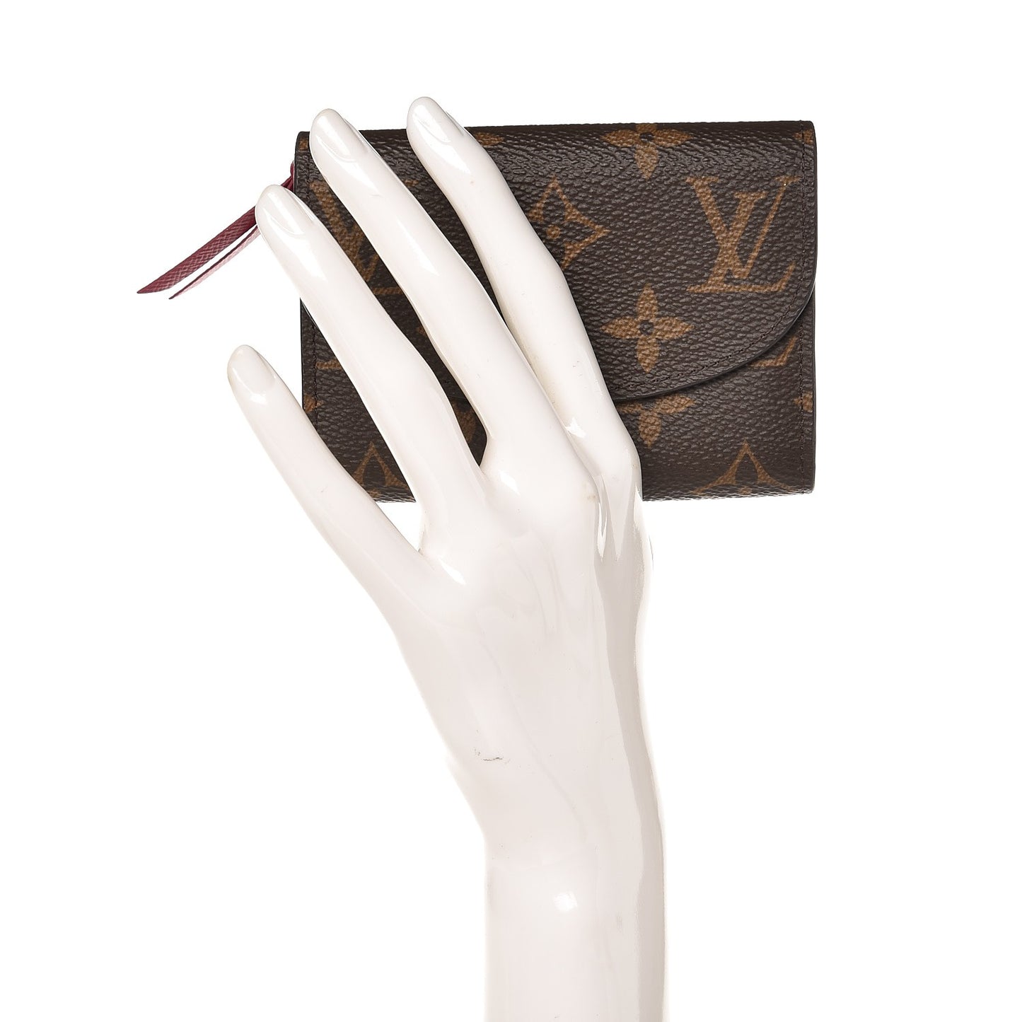Monogram Rosalie Coin Purse Fuchsia