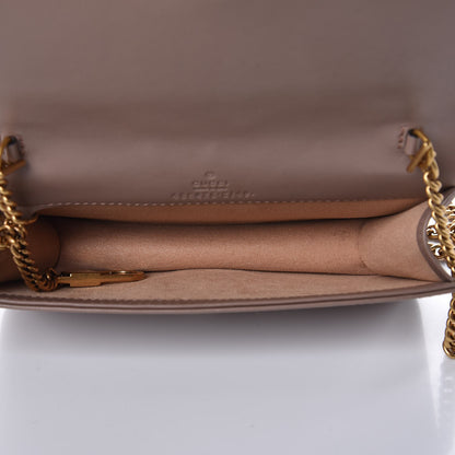 Gucci Calfskin Matelasse GG Marmont Mini Bag Porcelain Rose 6 of 8