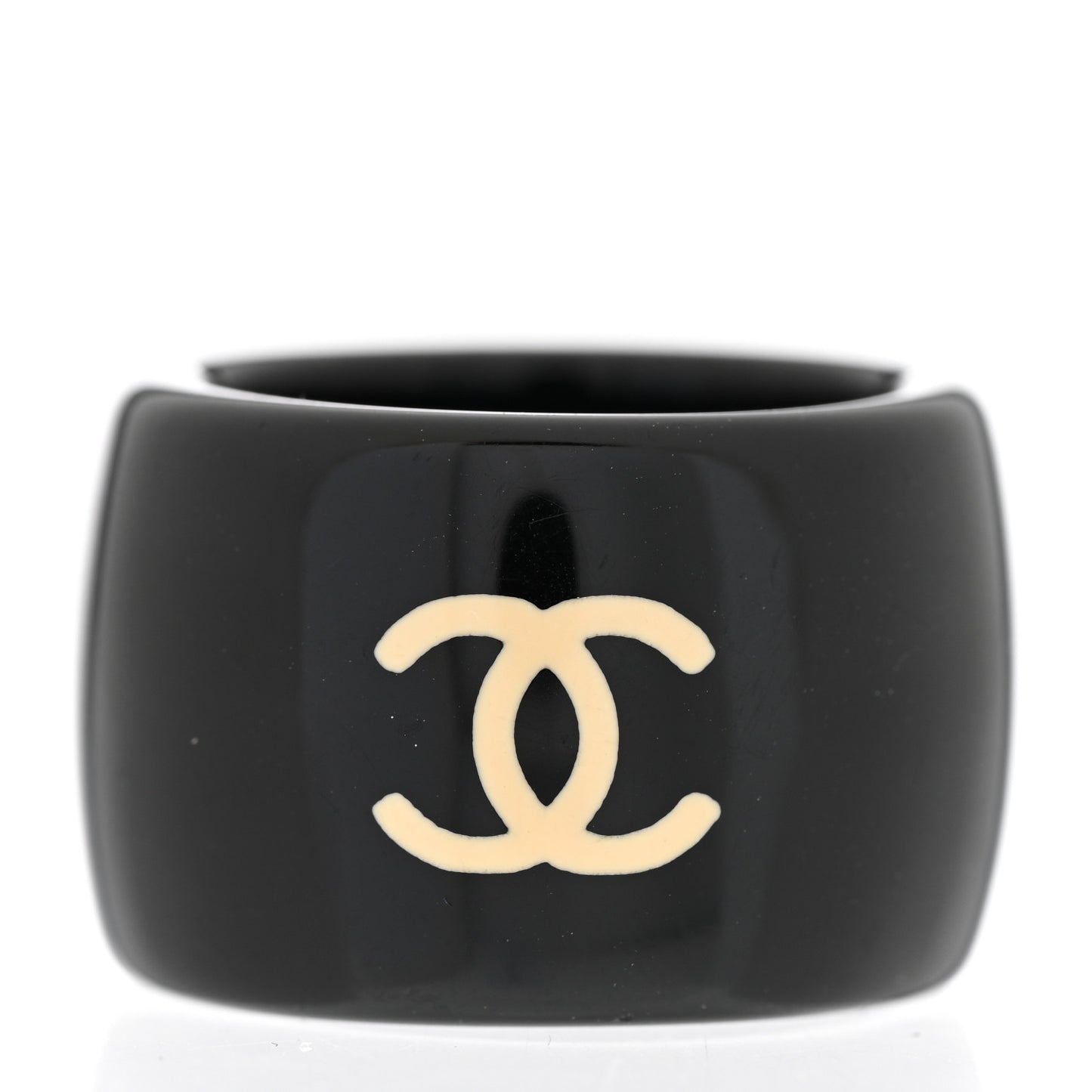 Resin CC Camellia Ring 54 7 Black