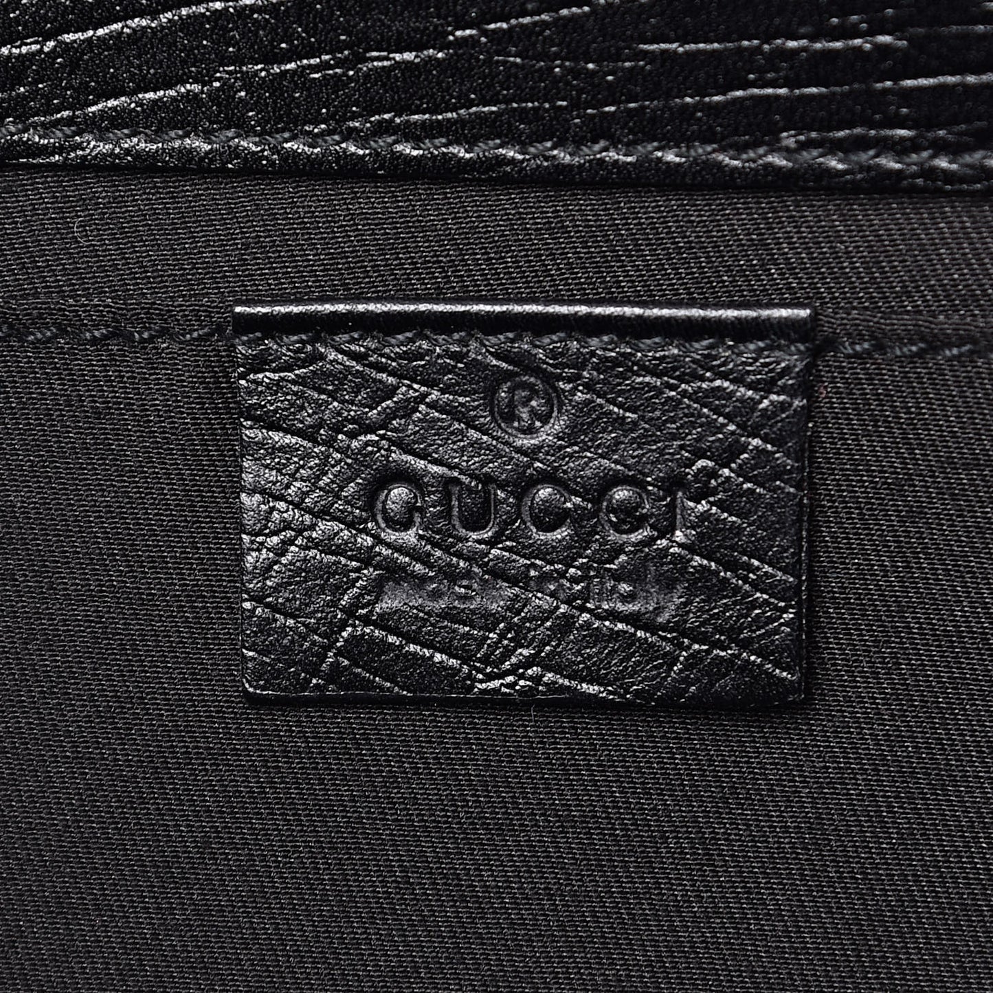 Monogram Web Horsebit Chain Clutch Black