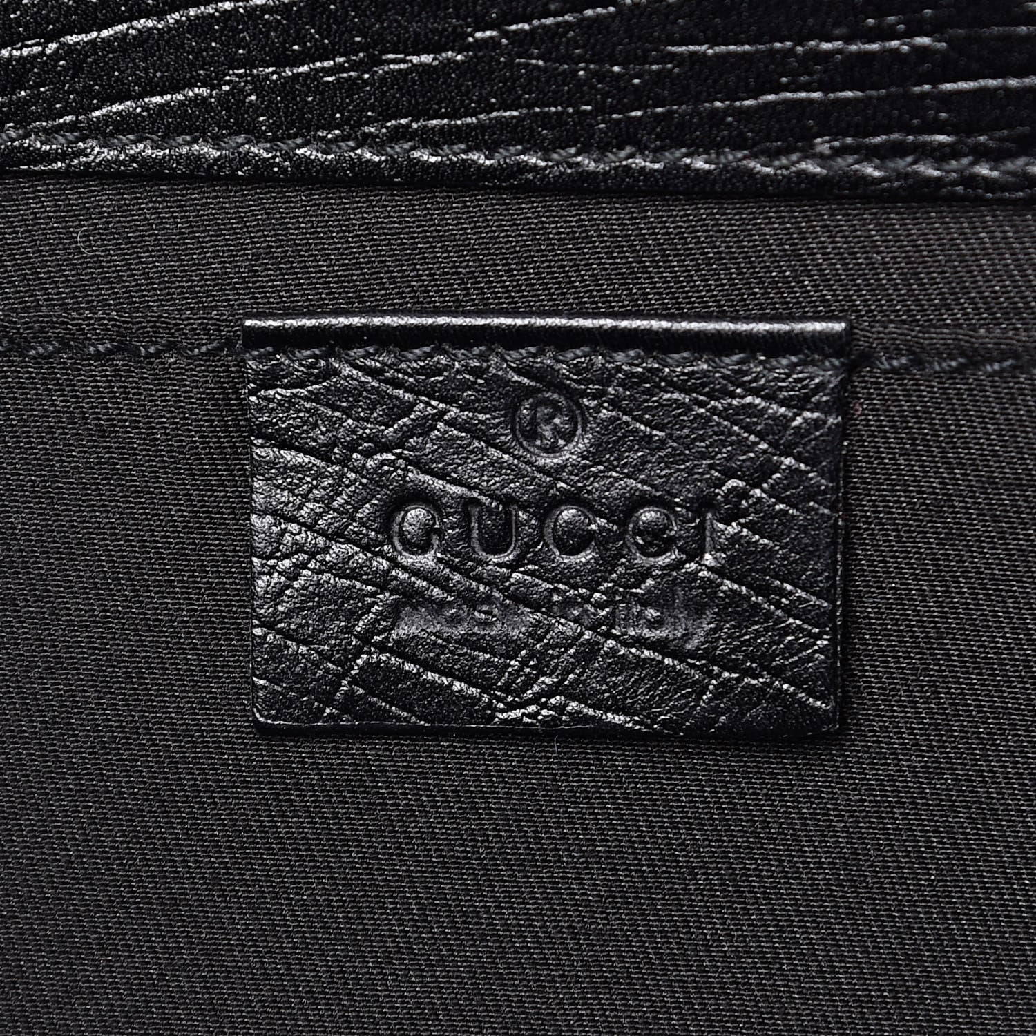 Gucci Monogram Web Horsebit Chain Clutch Black 6 of 9