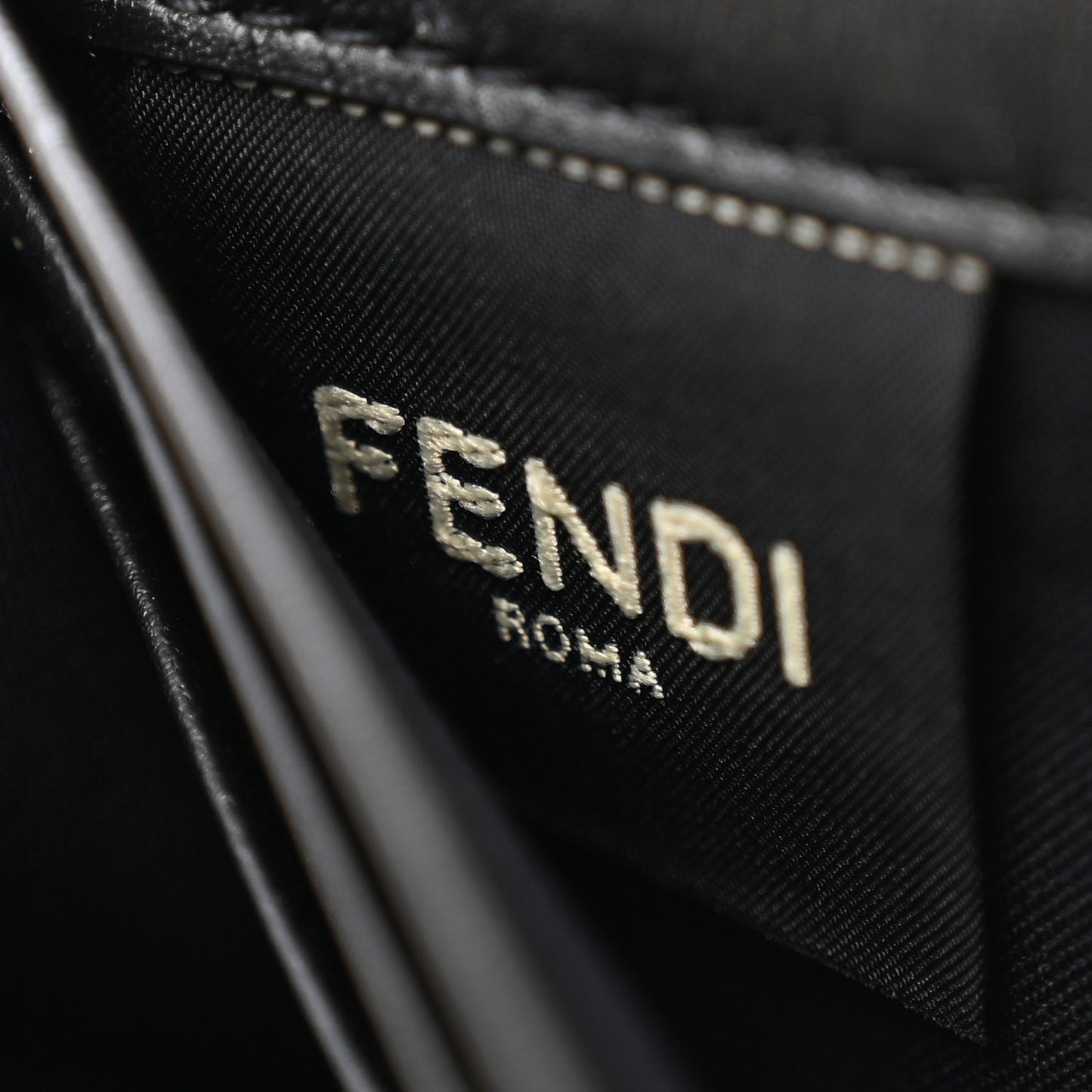 Nappa Matisse FF Embossed Continental Wallet On Chain Black Black