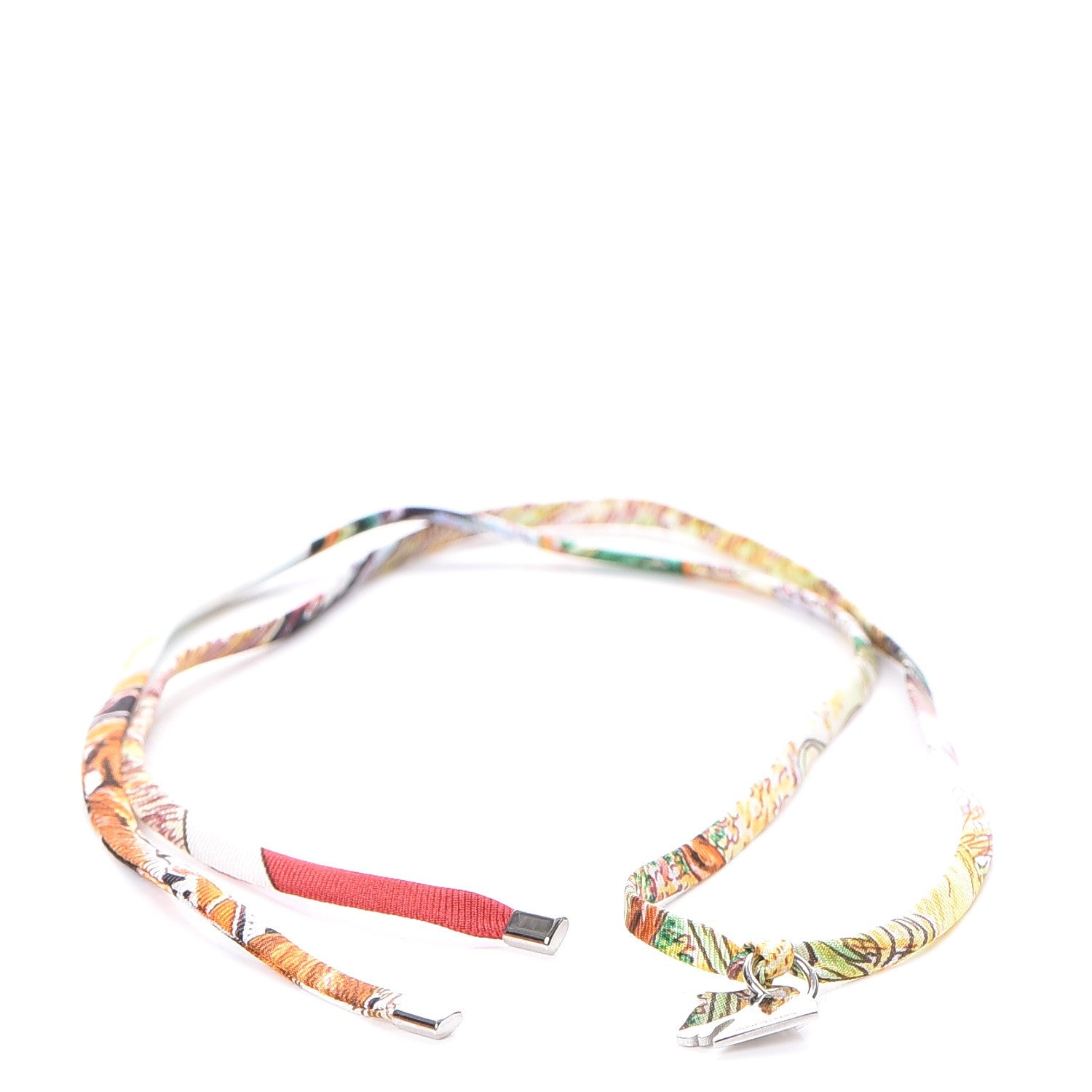 Hermes Silk Tourbillon de Couleurs Silk Bracelet 5 of 7