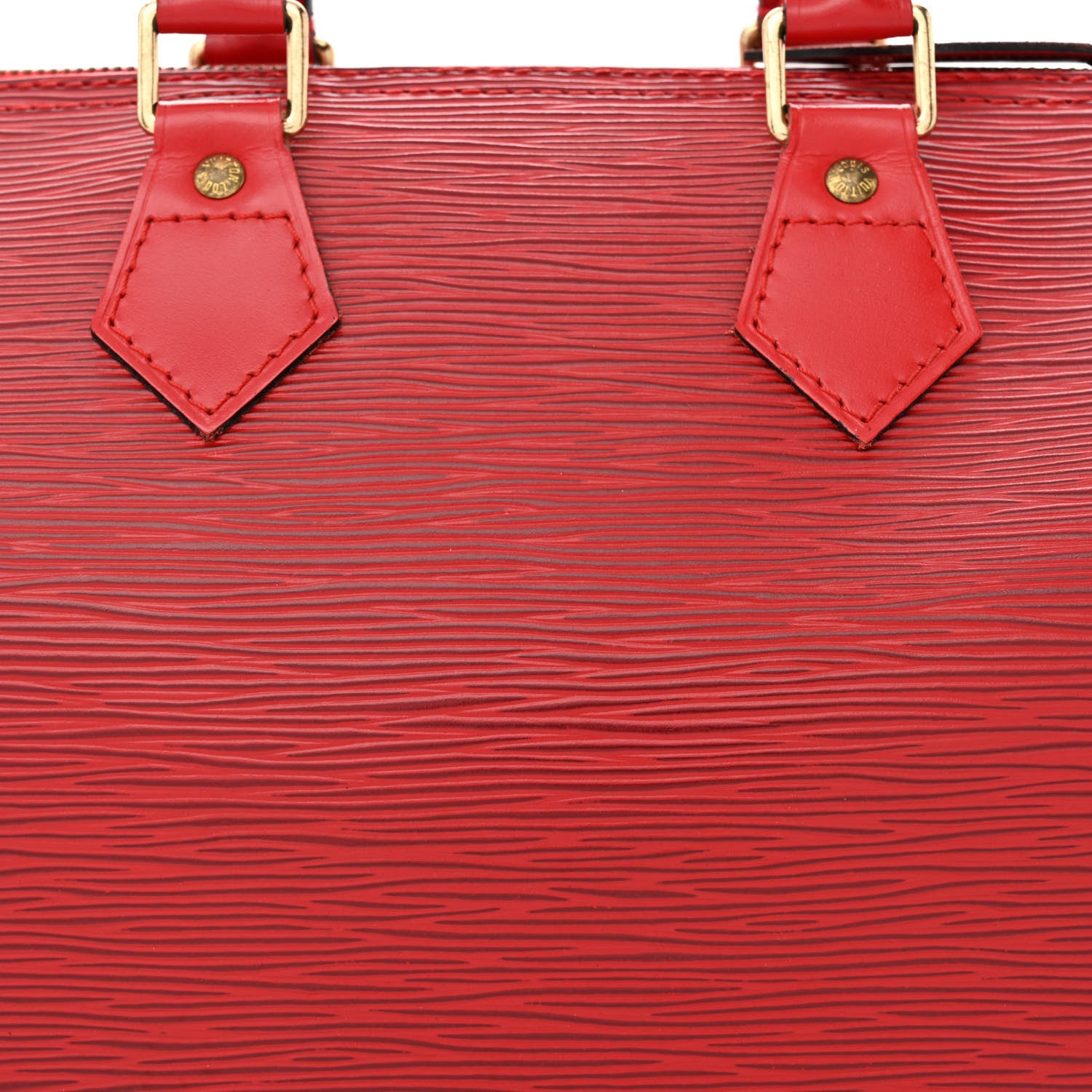 Louis Vuitton Epi Speedy 25 Castillan Red 8 of 11