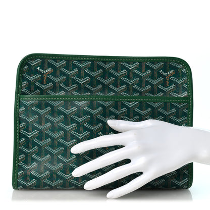 Goyard Goyardine Jouvence Toiletry Pouch MM Green 2 of 9