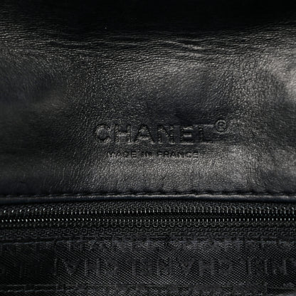 Chanel Lambskin Chocolate Bar Quilted Lambskin 5 Chain Flap Black 5 of 9
