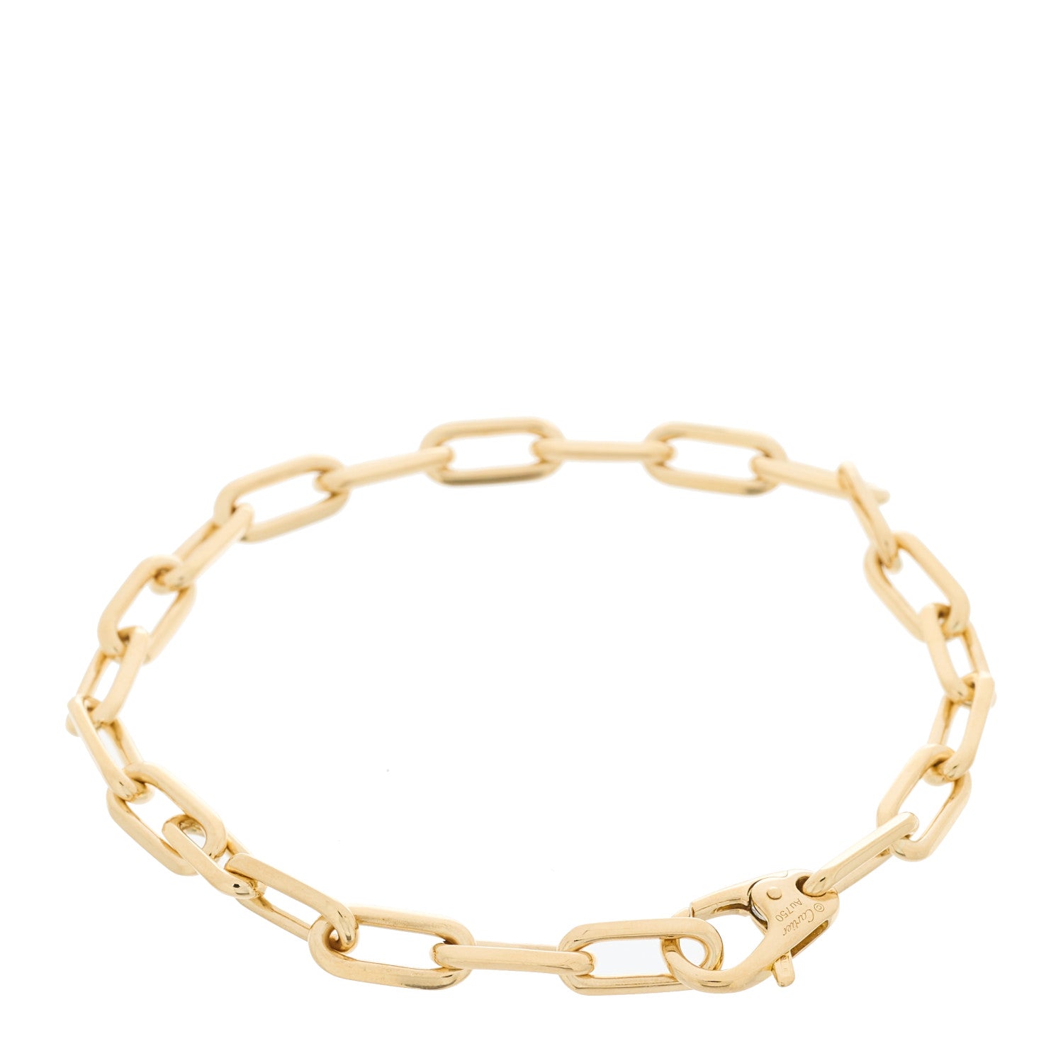 Cartier 18K Yellow Gold Santos de Cartier Link Chain Bracelet 2 of 4